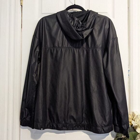 Fabletics Europa Pullover Jacket Windbreaker Black - Picture 11 of 16